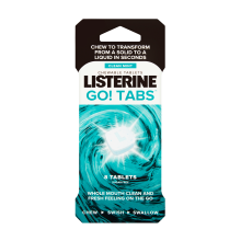 Image of a 4 pack of Listerine Go! Tabs