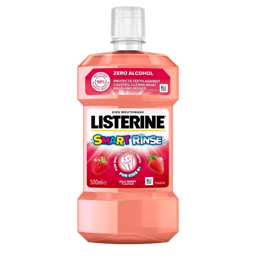 LISTERINE Smart Rinse Mild Berry Mouthwash